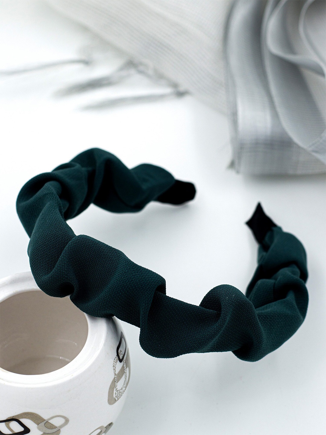 

Bellofox Self Design Hairband, Teal