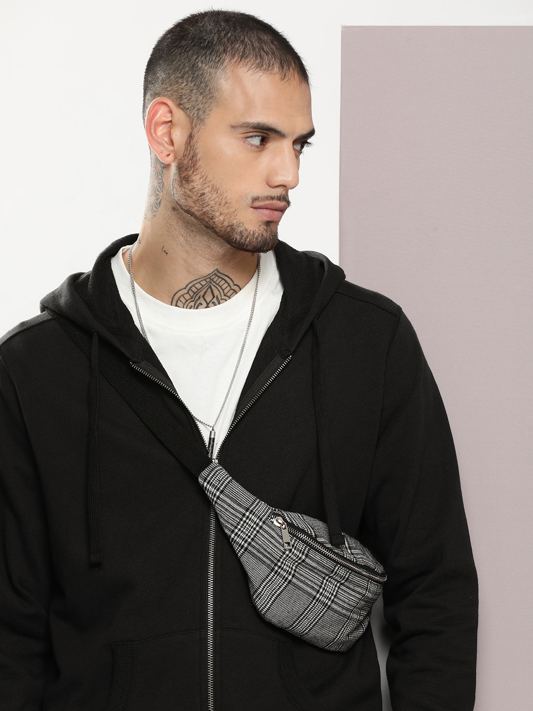 

Kook N Keech Men Hooded Pure Cotton Sweatshirt, Black