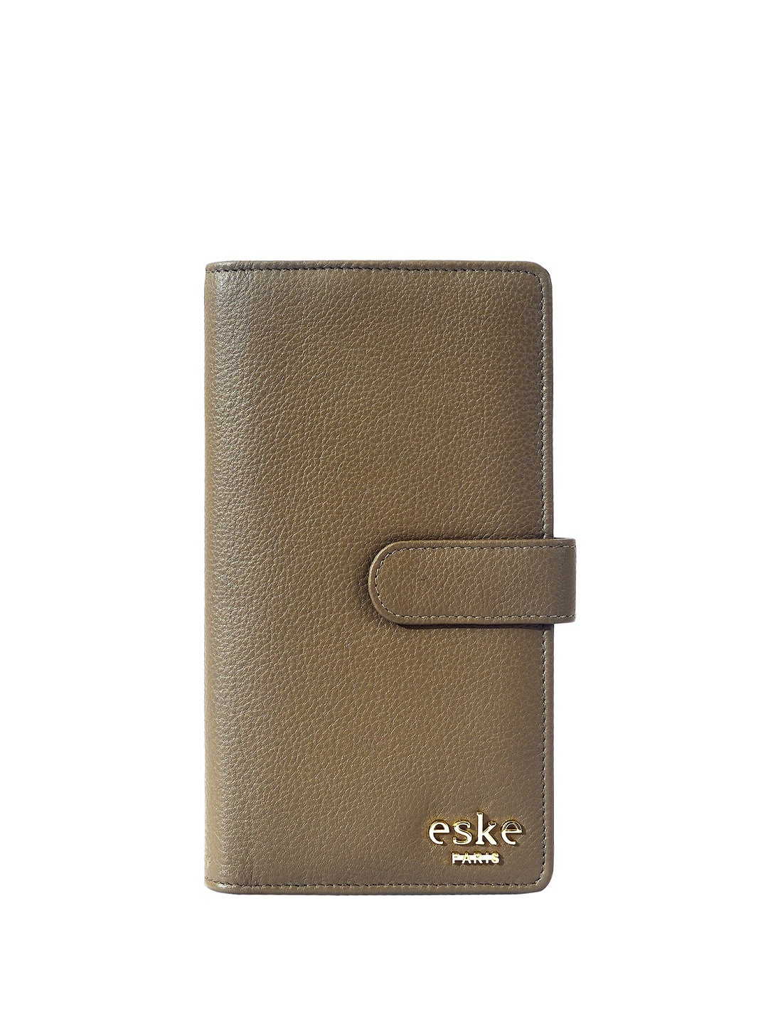 

Eske RFID Leather Zip Around Wallet, Taupe