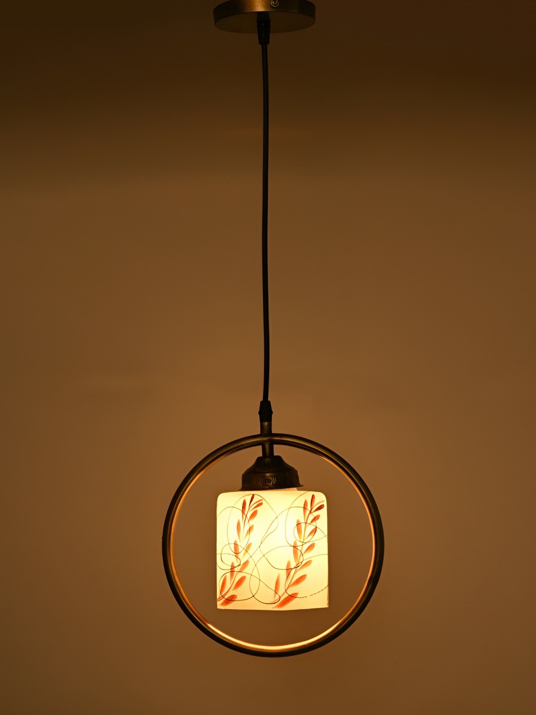 

Afast Grey Printed Glass Contemporary Ceiling Lamp