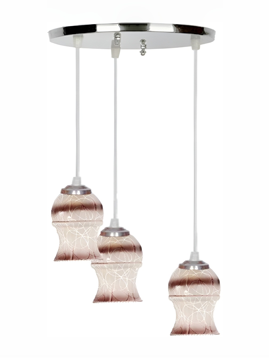 

Afast Grey textured Glass Traditional Ceiling Lamp