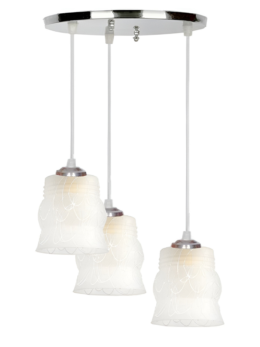 

Afast White Printed Ceiling Lamp With Adjustable Cord