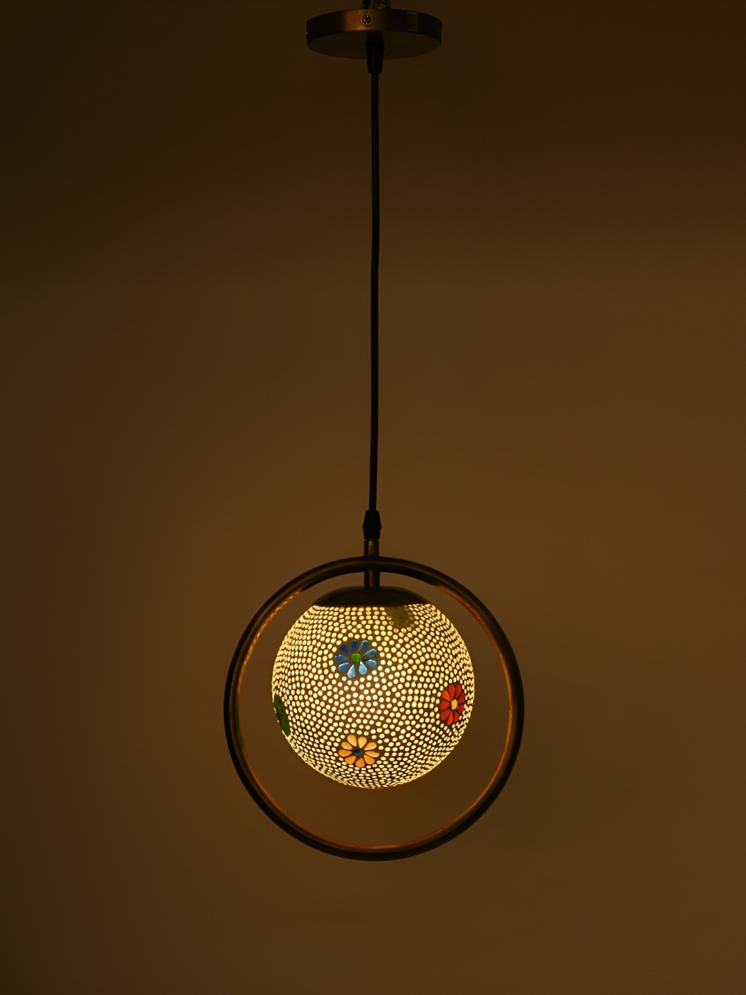 

Afast Gold Toned Textured Traditional Ceiling Lamp