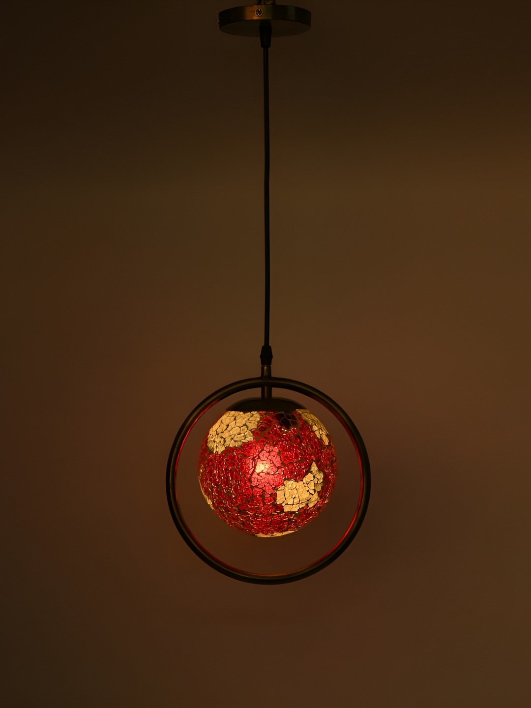 

Afast Red & yellow Glass Contemporary Ceiling Lamp