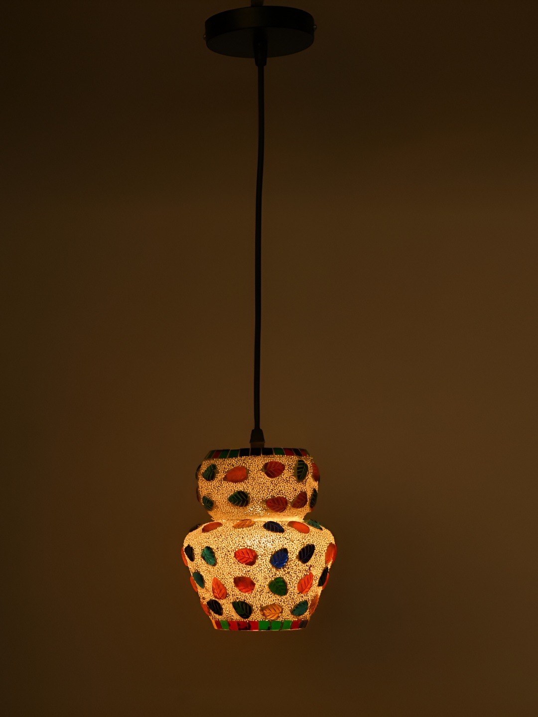 

Afast Beige Textured Ceiling Lamp