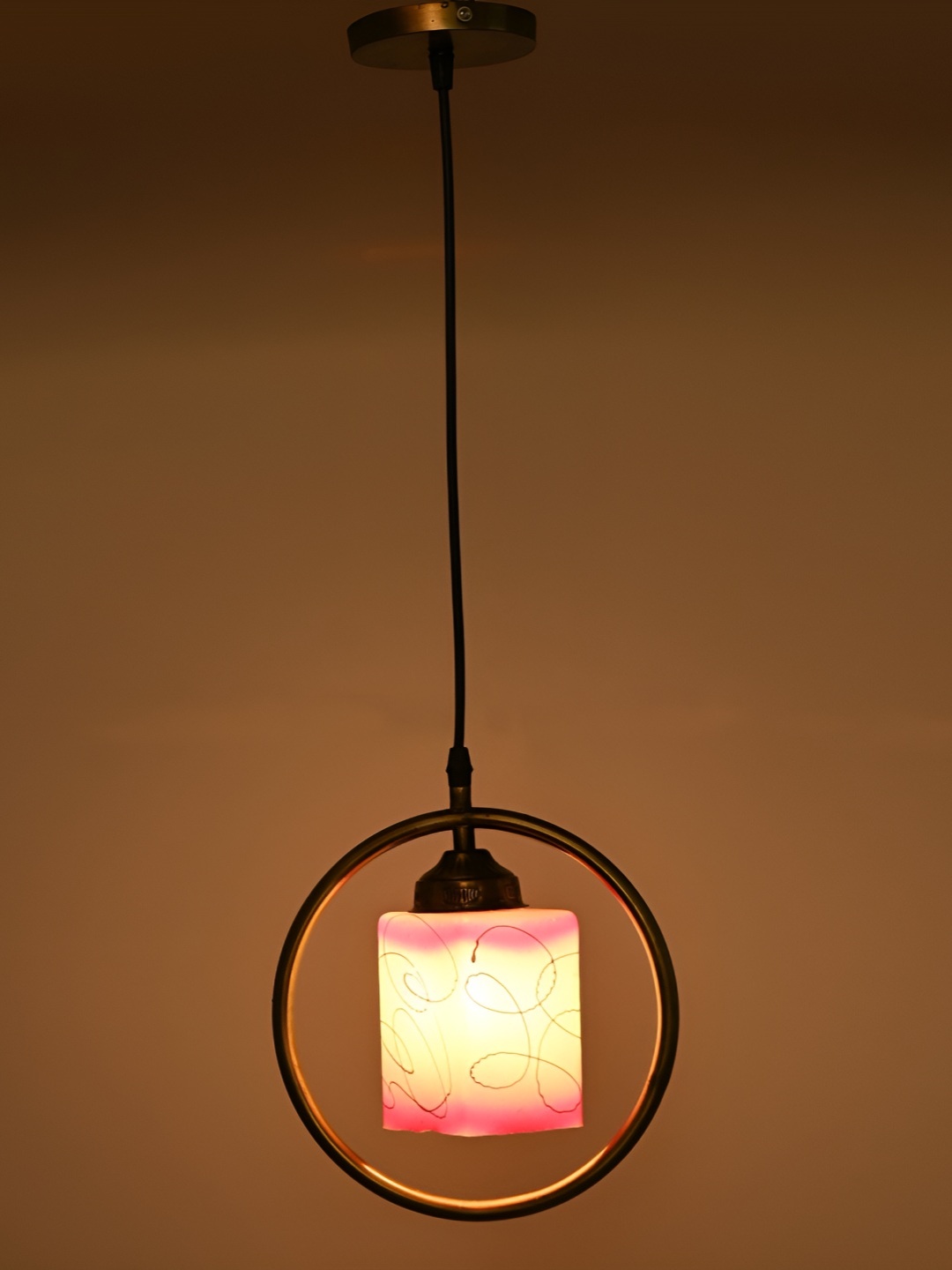 

Afast White Textured Glass Traditional Ceiling Lamp