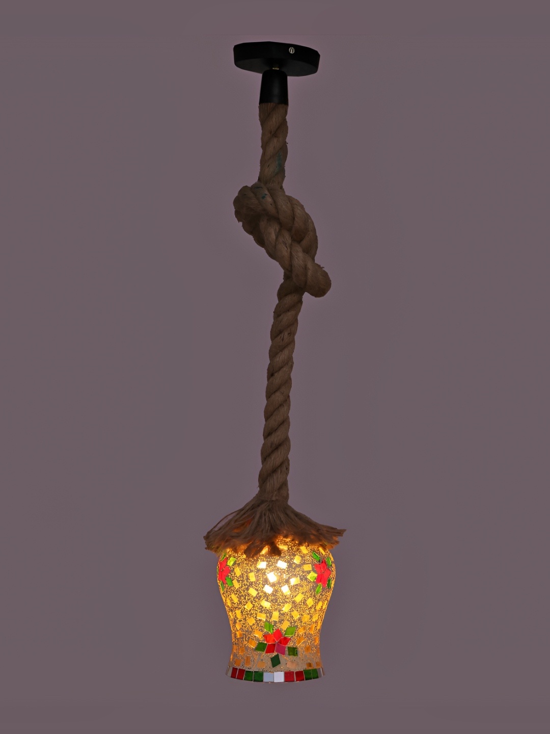 

Afast Grey Textured Ceiling Lamp