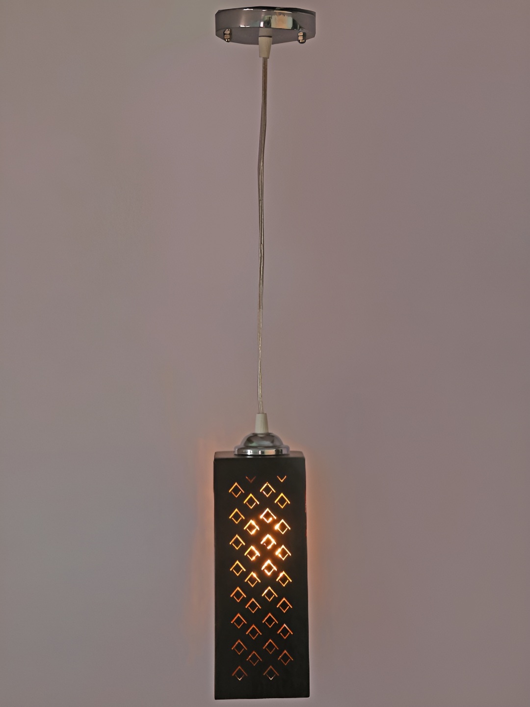 

Afast Grey Glass Textured Ceiling Lamp