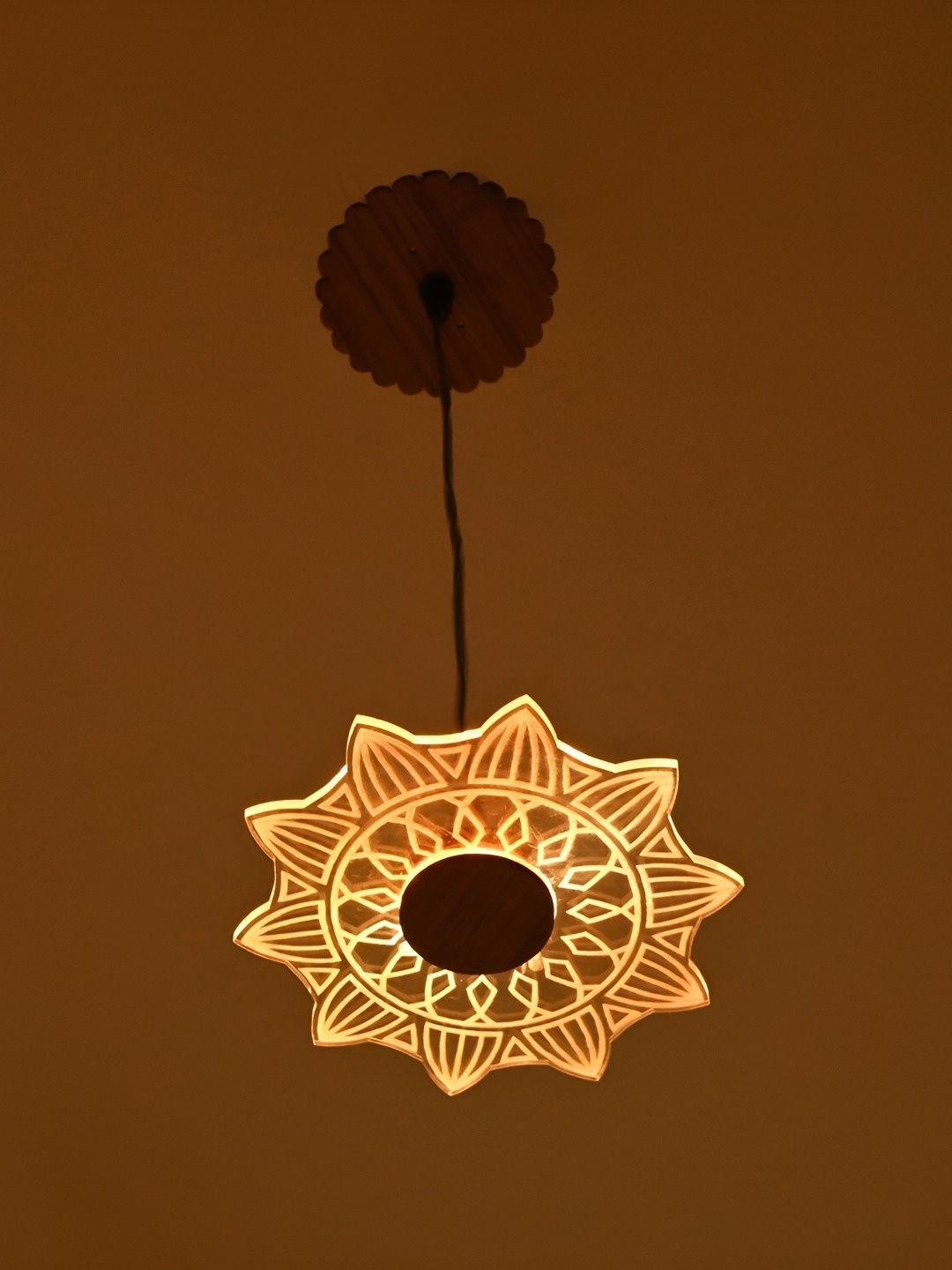 

Afast Grey Textured Ceiling Lamp