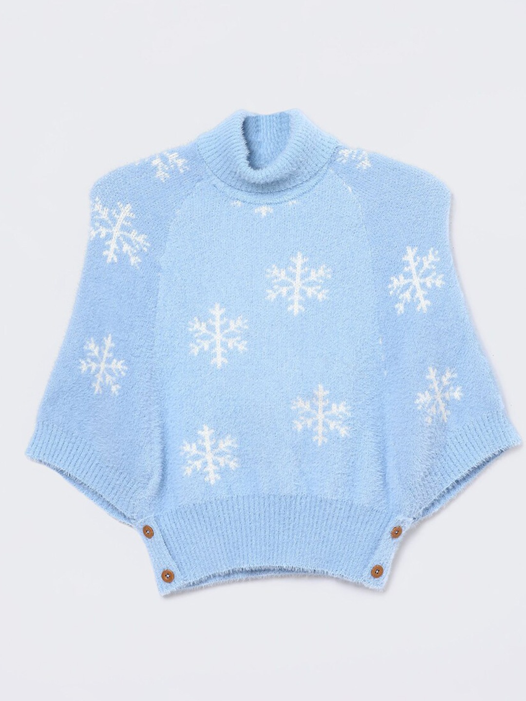

Fame Forever by Lifestyle Girls Conversational Self Design Acrylic Pullover, Blue