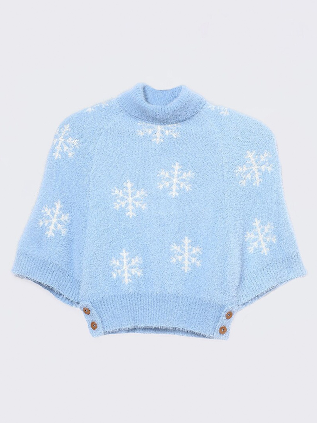 

Fame Forever by Lifestyle Girls Conversational Self Design Acrylic Pullover, Blue