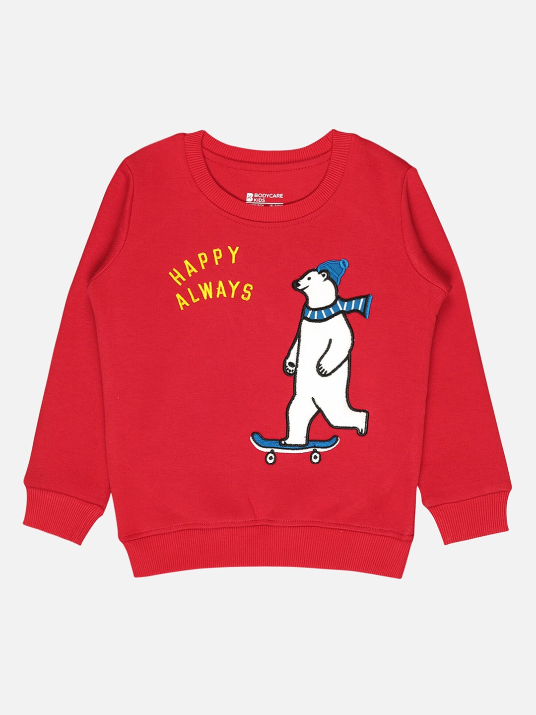 

Bodycare Kids Infant Boys Graphic Printed Fleece Sweatshirt, Red