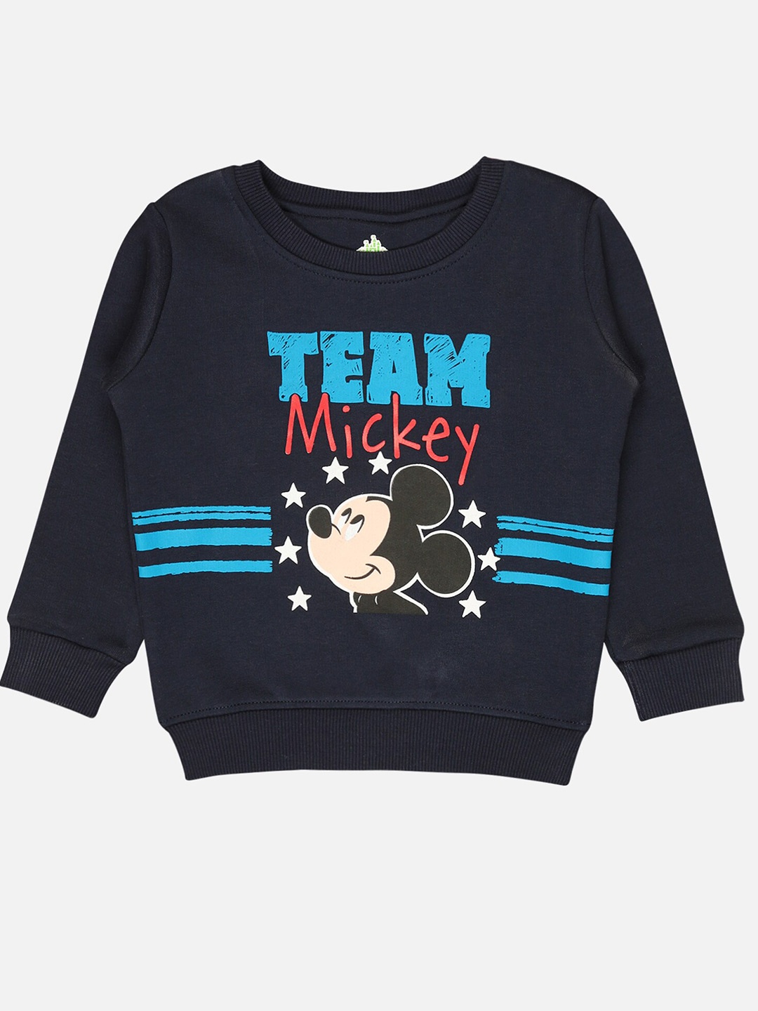 

Bodycare Kids Boys Mickey Mouse Printed Fleece Sweatshirt, Navy blue