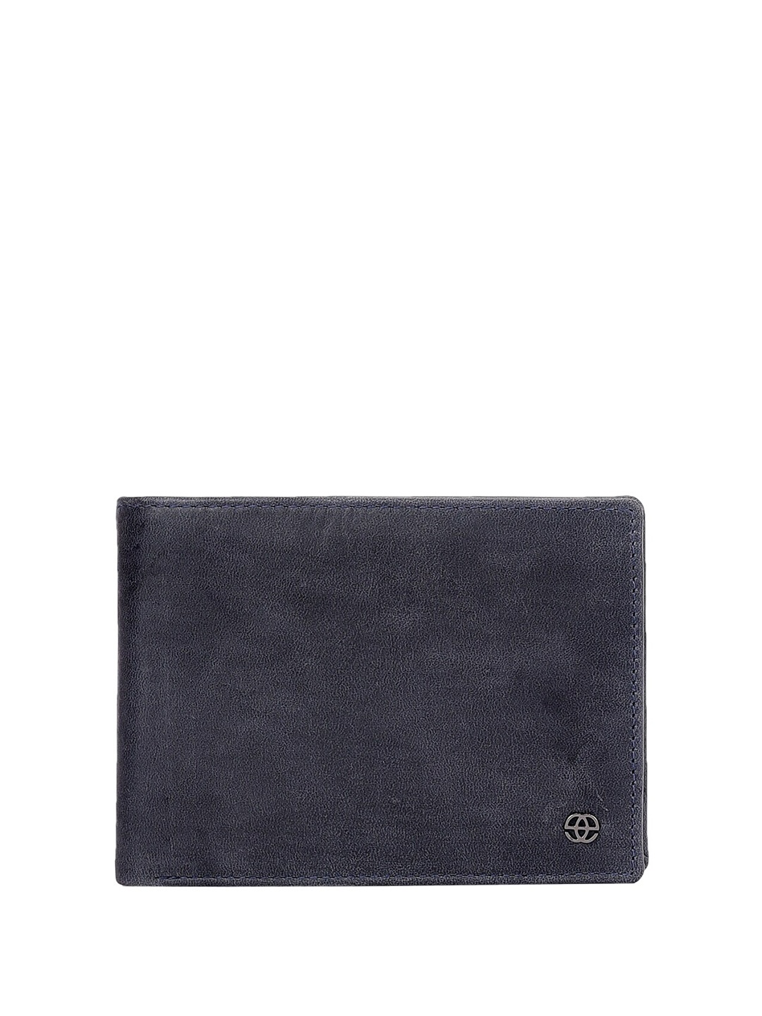 

Eske Men Leather Two Fold Wallet, Blue