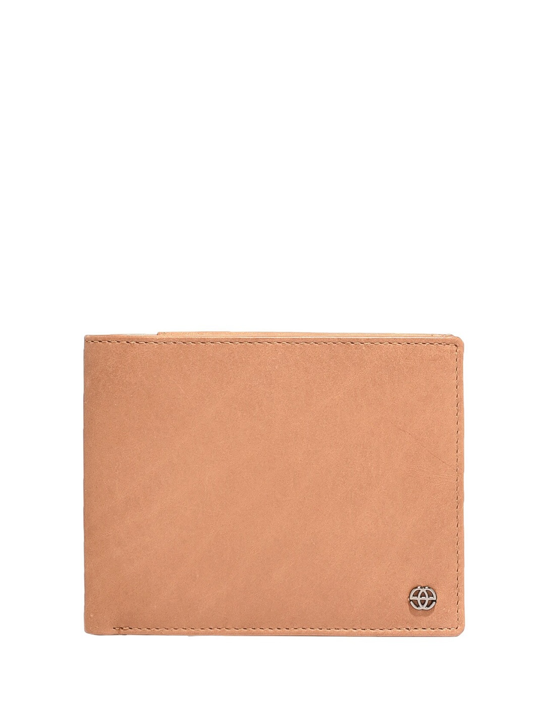 

Eske Men Tan Leather Two Fold Wallet