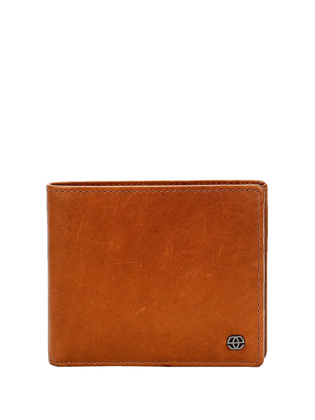 

Eske Men Leather Two Fold Wallet, Tan