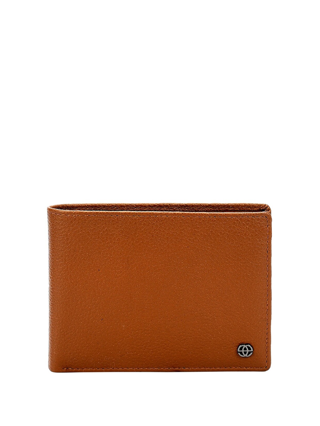

Eske Men Textured Leather Two Fold Wallet, Brown