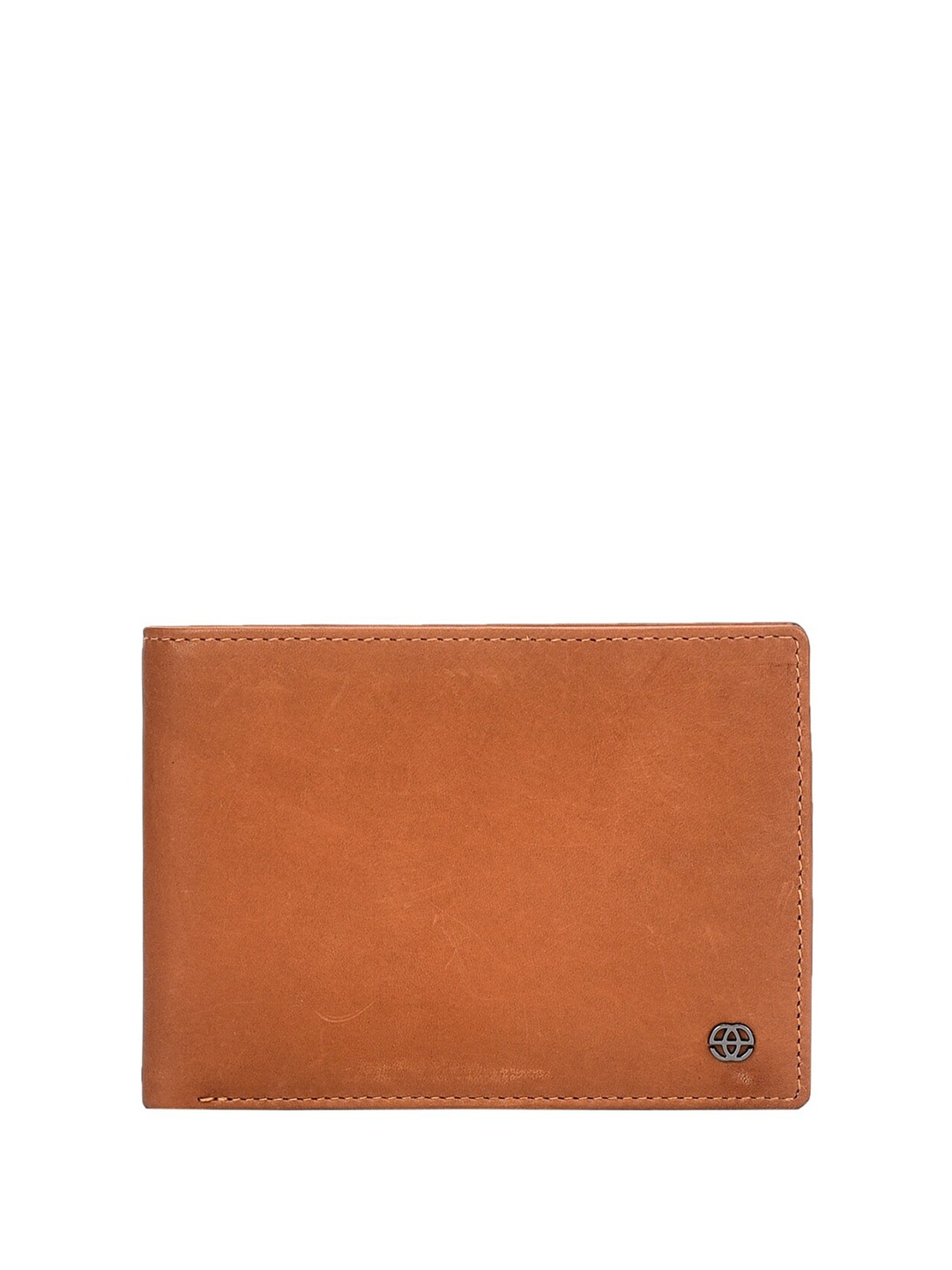 

Eske Men Leather Two Fold Wallet, Tan