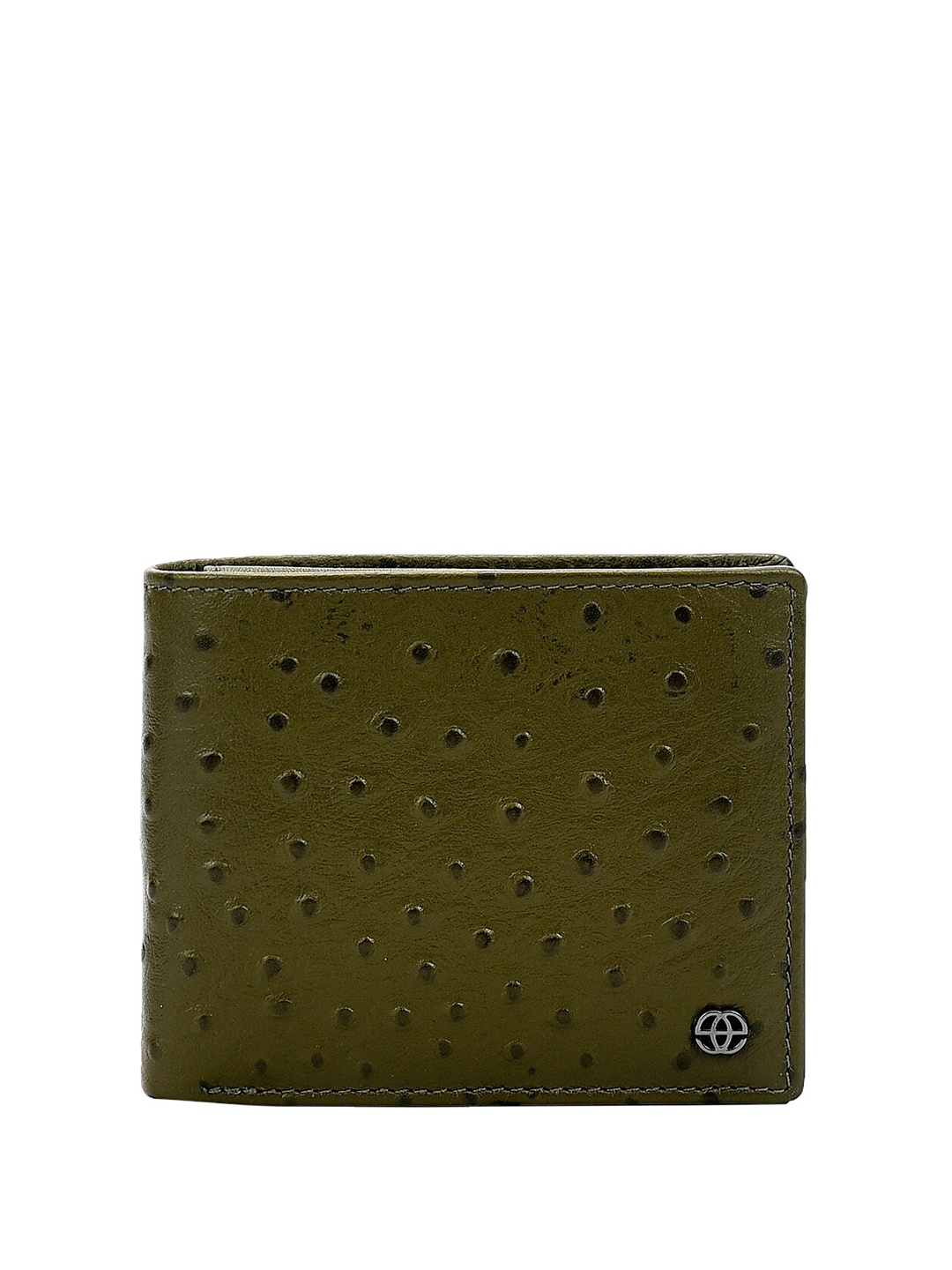 

Eske Men Leather Two Fold Wallet, Green