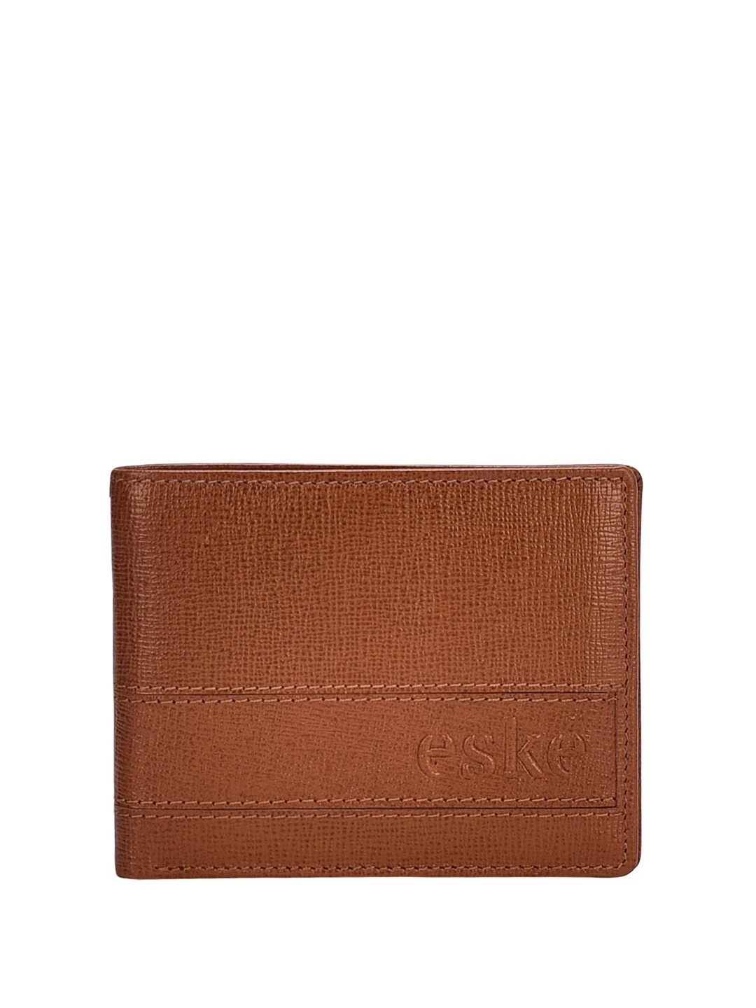 

Eske Leather RFID Two Fold Wallet, Brown