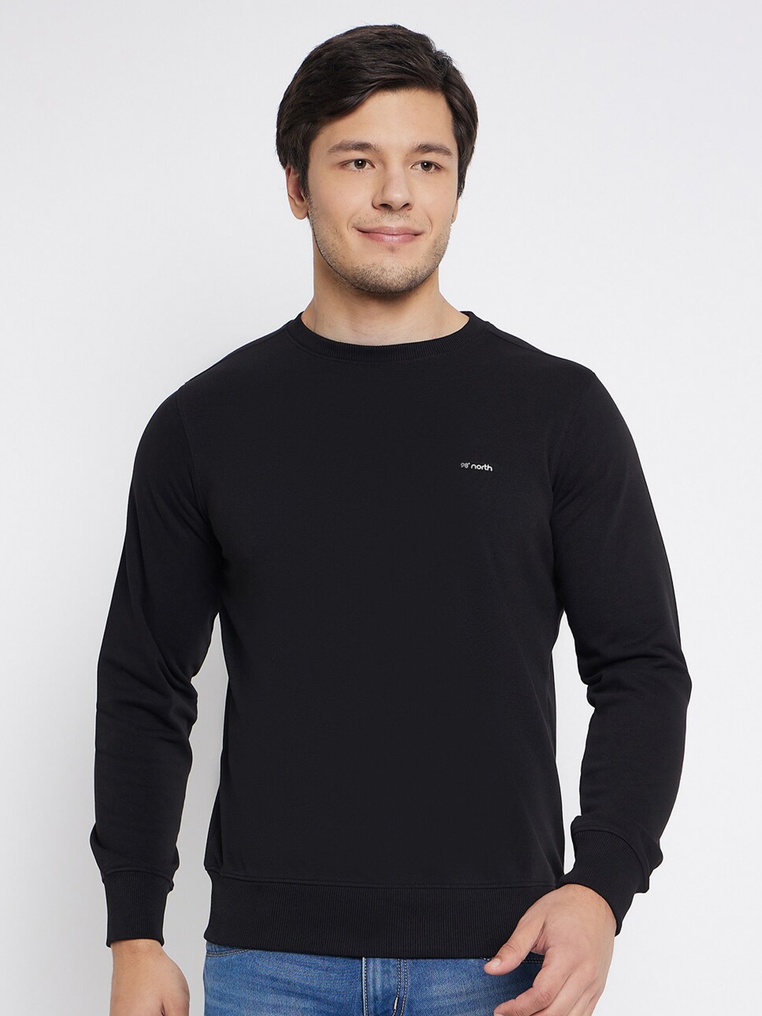 

98 Degree North Fleece Pullover Sweatshirt, Black