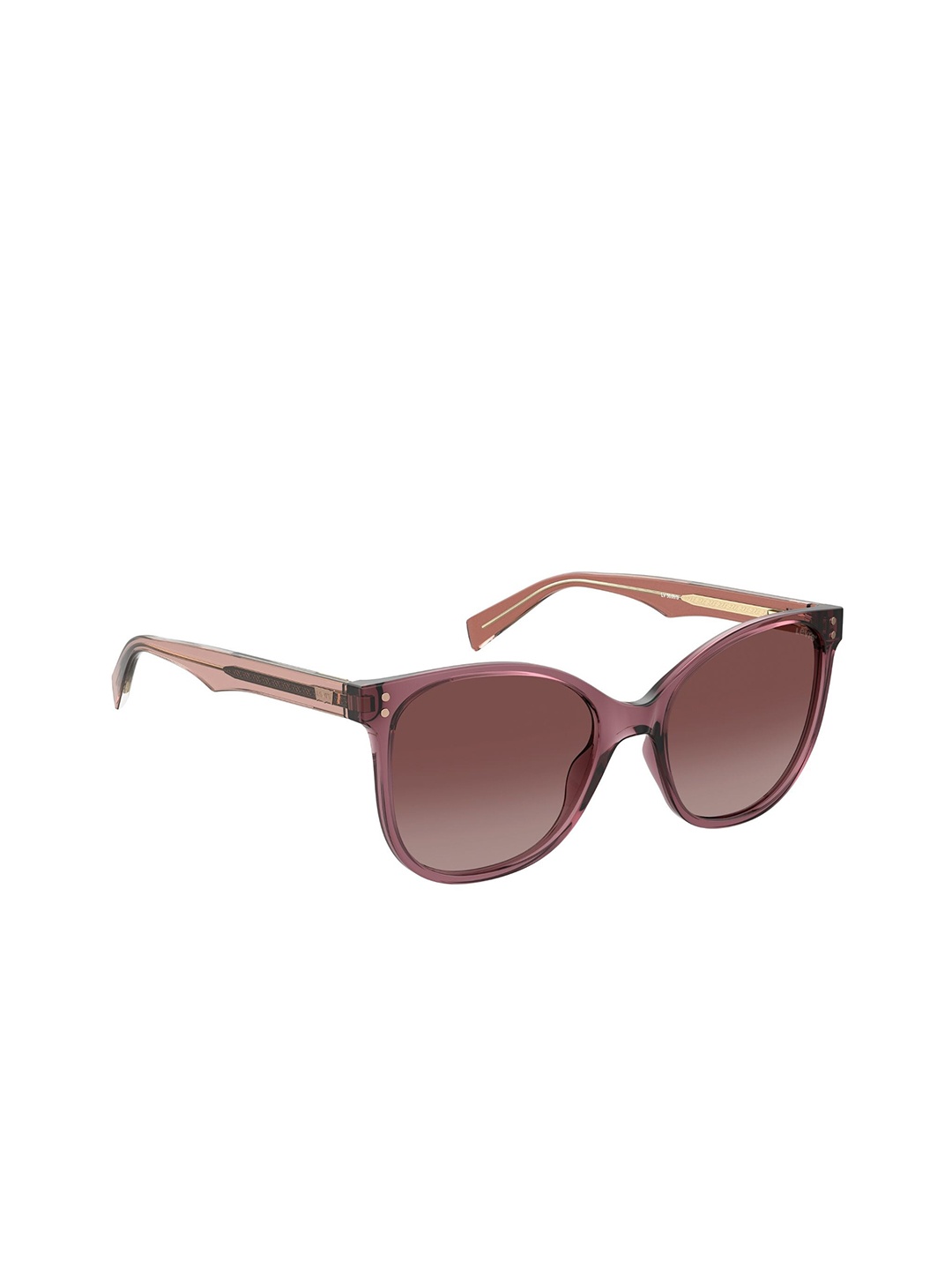 

Levis Women Square Sunglasses with Polarised Lens 20343735J563X, Pink