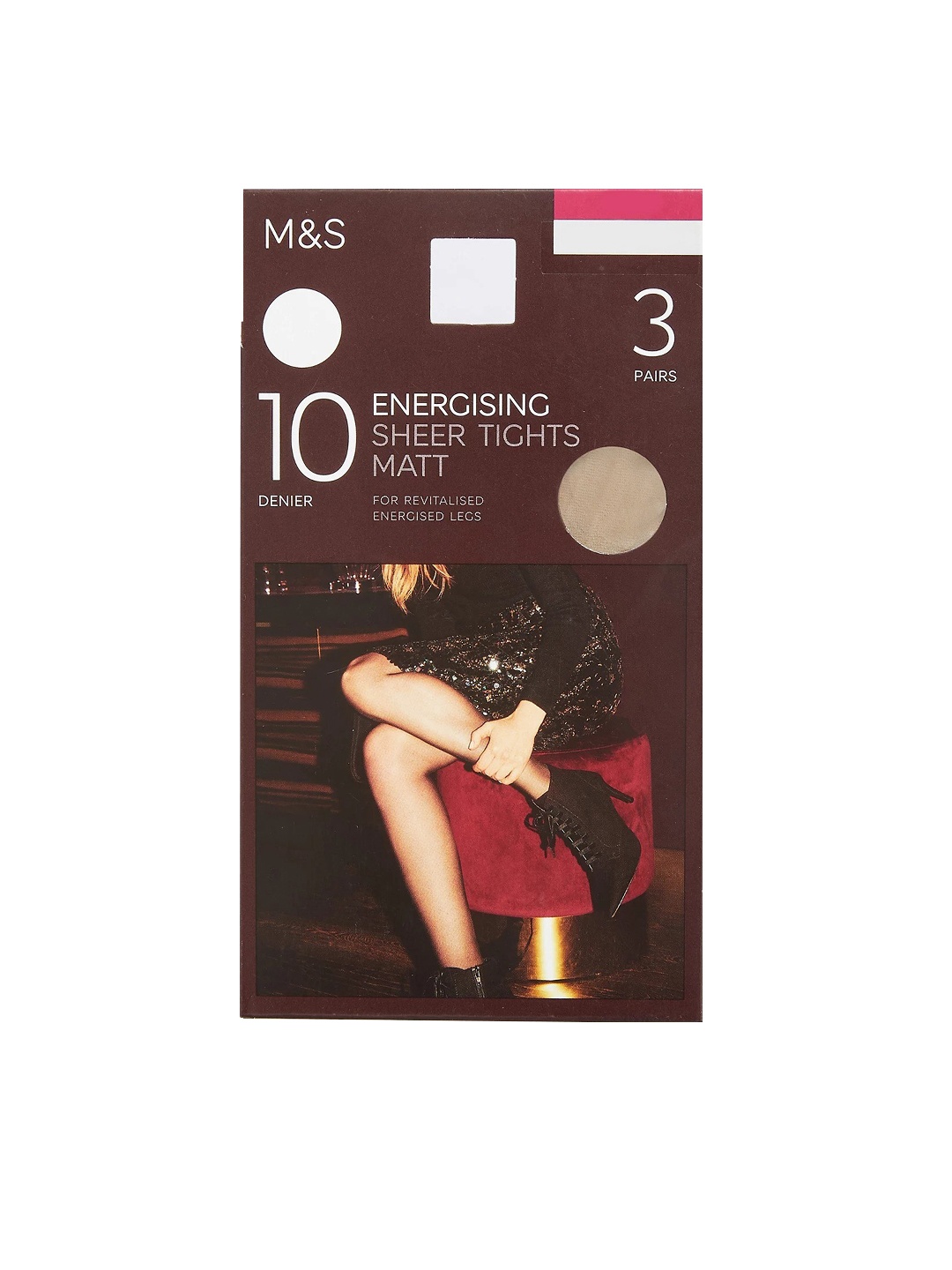 

Marks & Spencer Pack Of 3 Sheer Stretchable Stockings, Nude