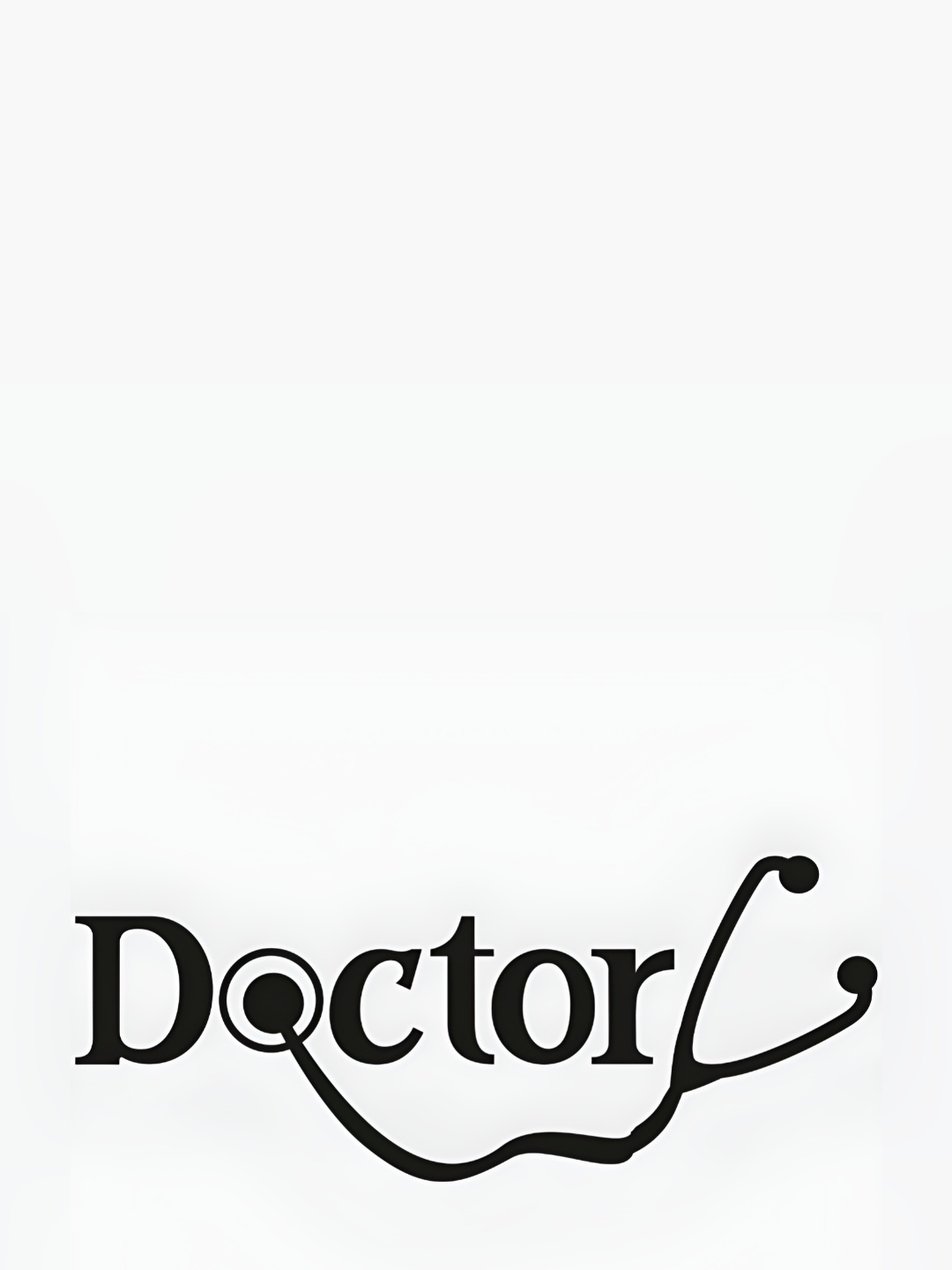CVANU Black Doctor PVC Vinyl Self-Adhesive Wall Sticker