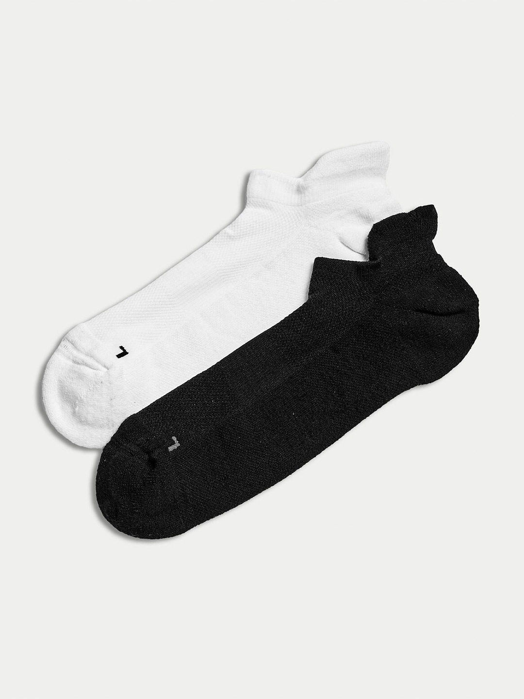 

Marks & Spencer Women Pack Of 2 Ankle Length Socks, Black
