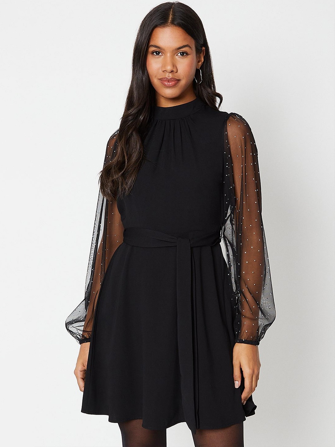 

DOROTHY PERKINS A-Line Mini Dress, Black