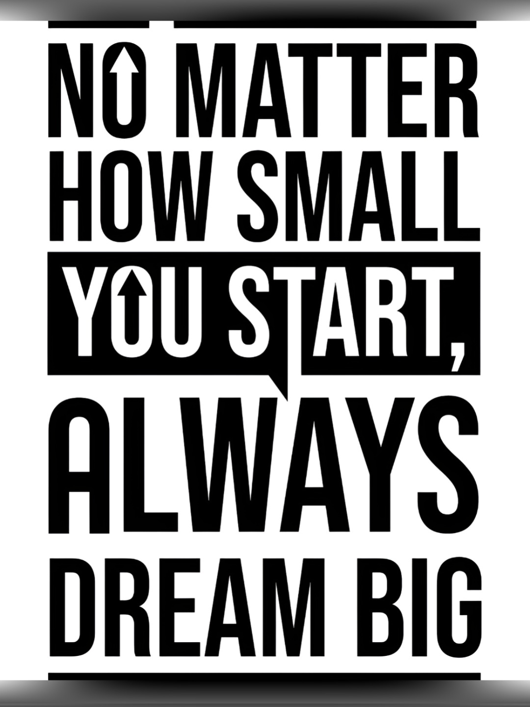 

CVANU Black Typography Self-Adhesive Quote Wall Sticker