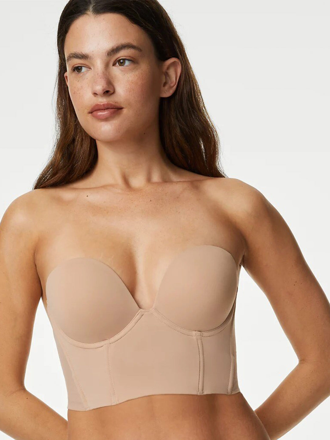 

Marks & Spencer Underwired Heavily Padded Push-Up Bra With All Day Comfort, Nude