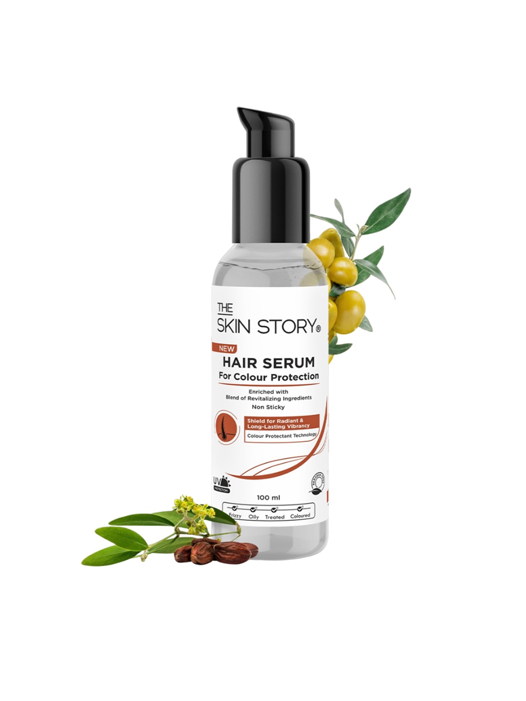 

THE SKIN STORY Colour Protection Hair Serum - 100ml, Rose gold