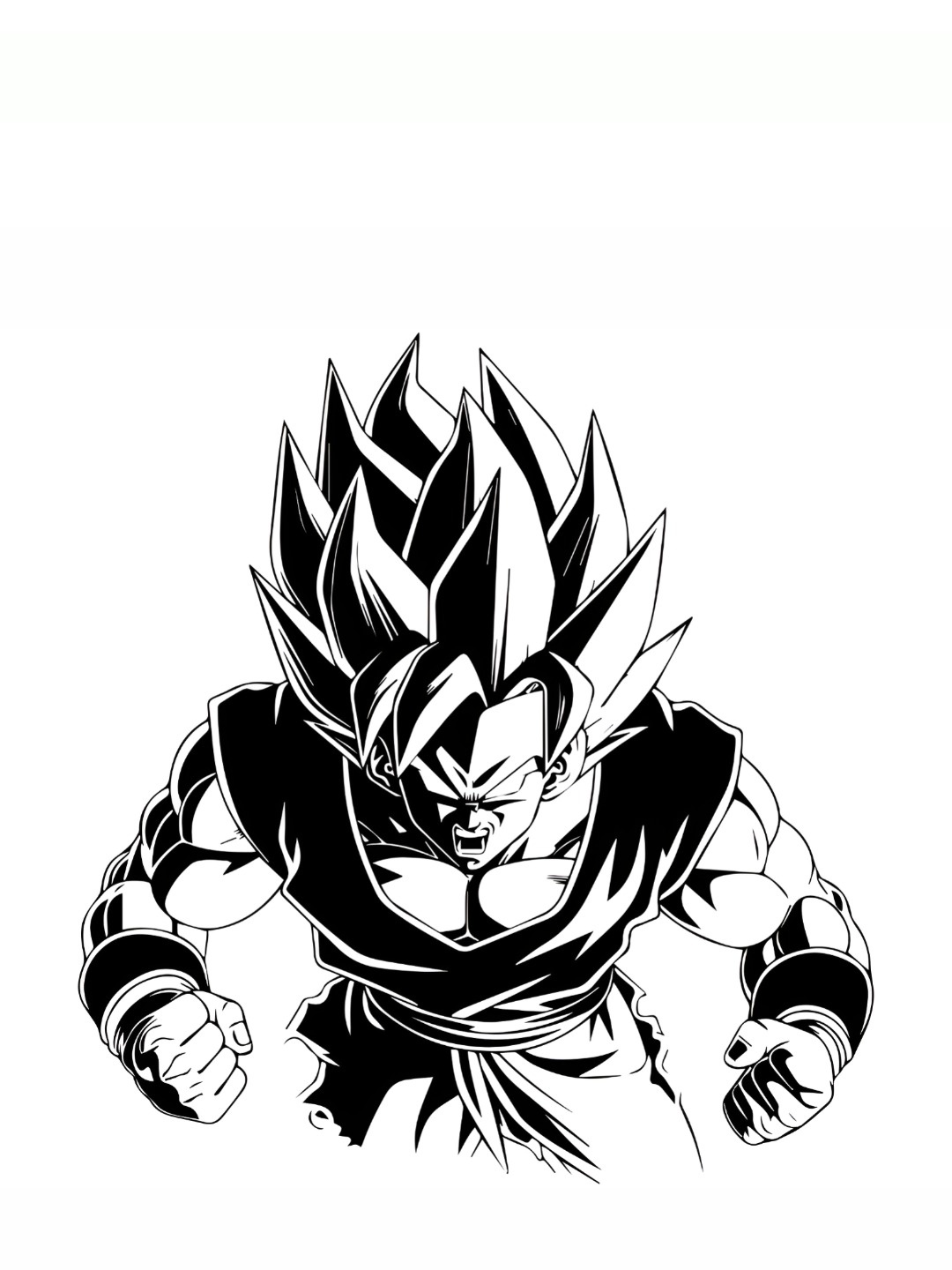 

CVANU Black Anime Character Self-Adhesive Wall Sticker