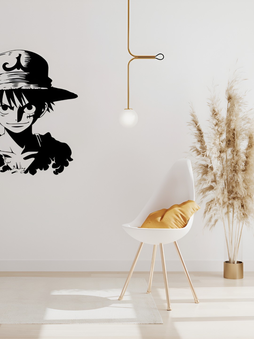 

CVANU Black Naruto Self Adhesive Sticker