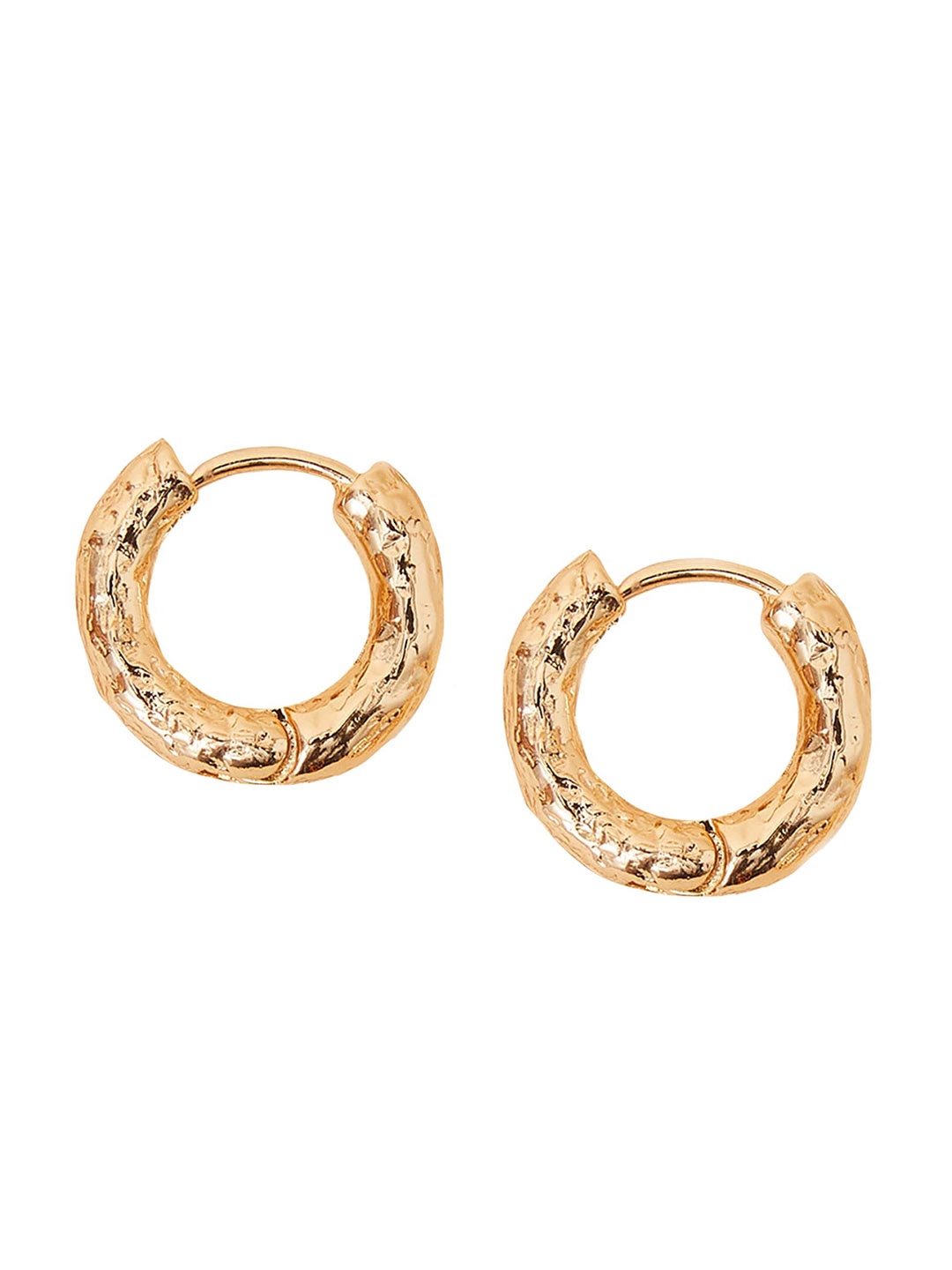 

Accessorize Textured Circular Hoop Earrings, Gold