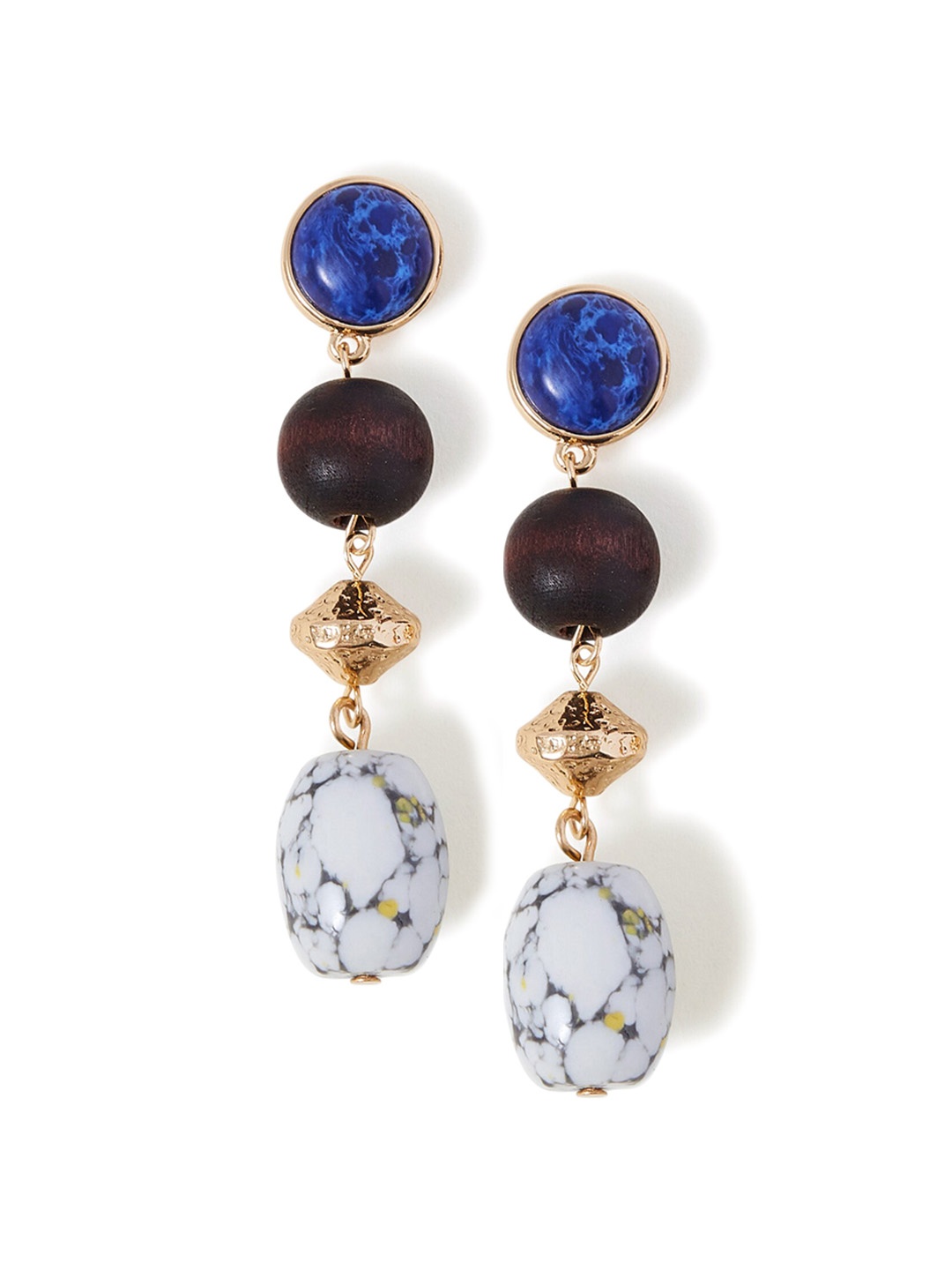 

Accessorize Beaded Drop Earrings, Blue