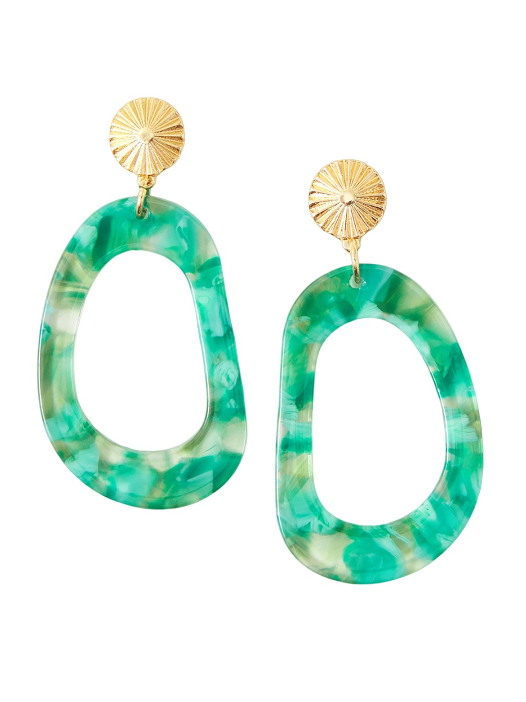 

Accessorize Textured Classic Drop Earrings, Gold