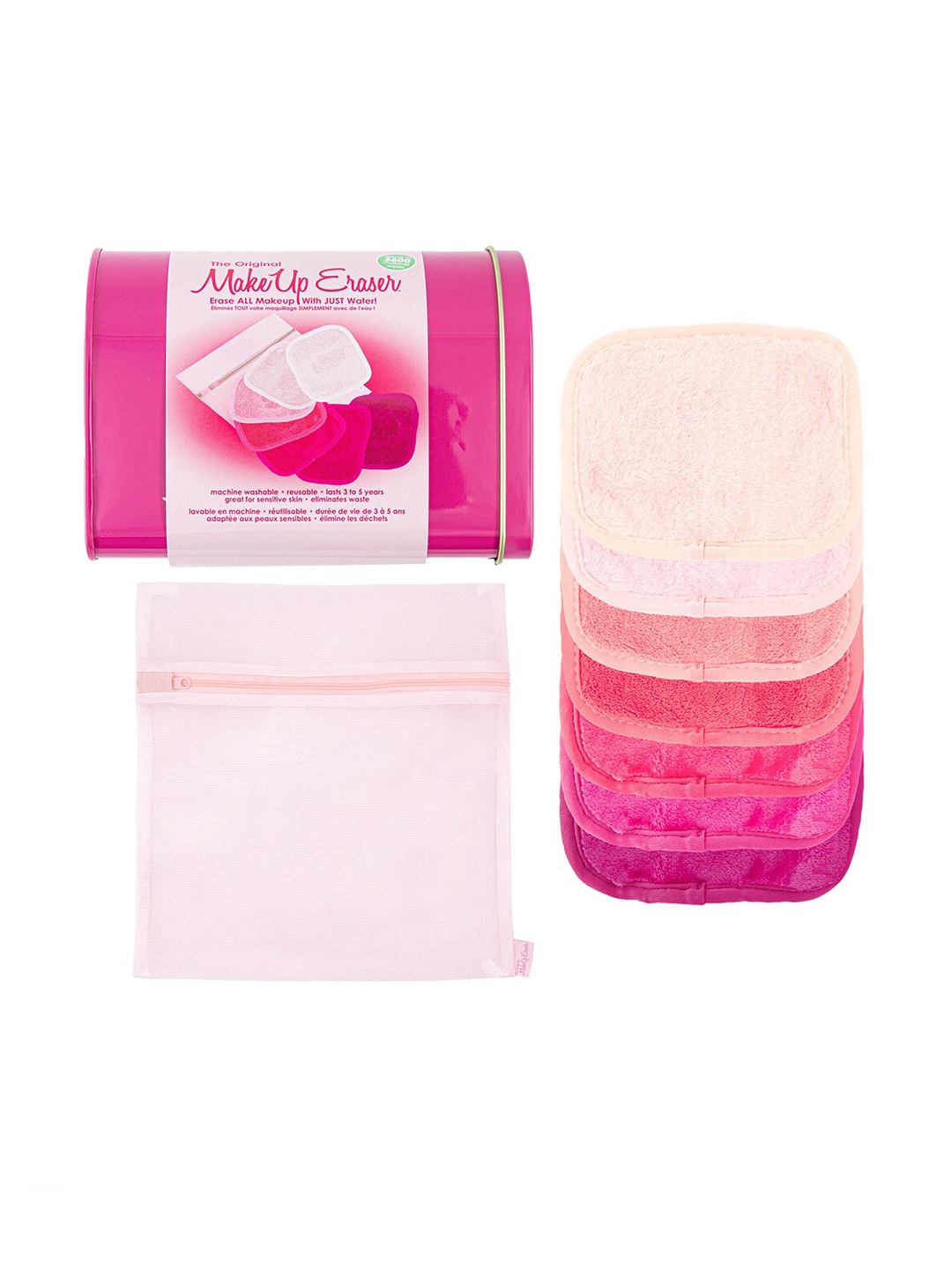 

MakeUp Eraser The Original Set Of 7 Special Delivery 7 Day Makeup Remover Set, Pink