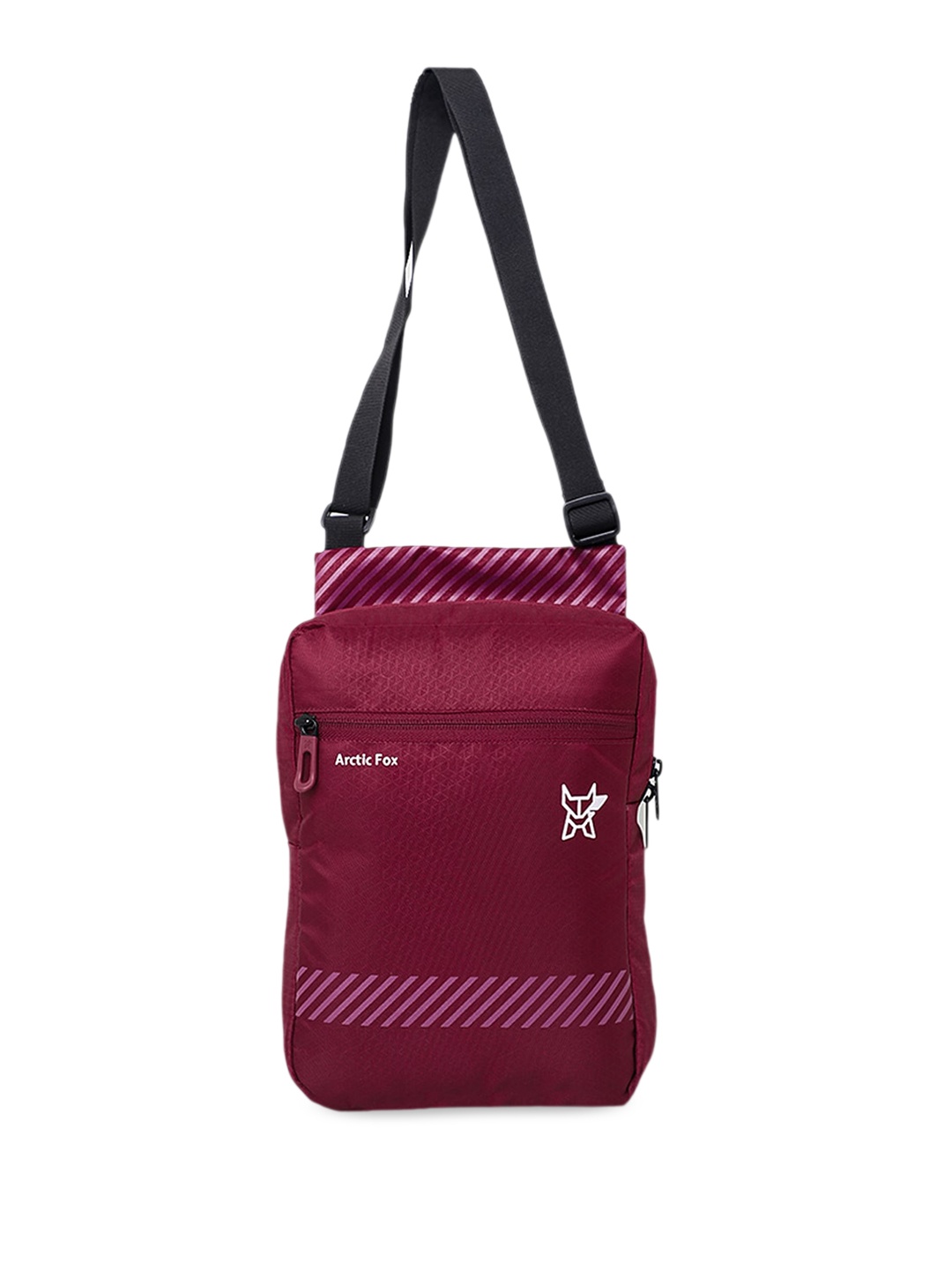 

Arctic Fox Unisex Shopper Sling Bag, Maroon