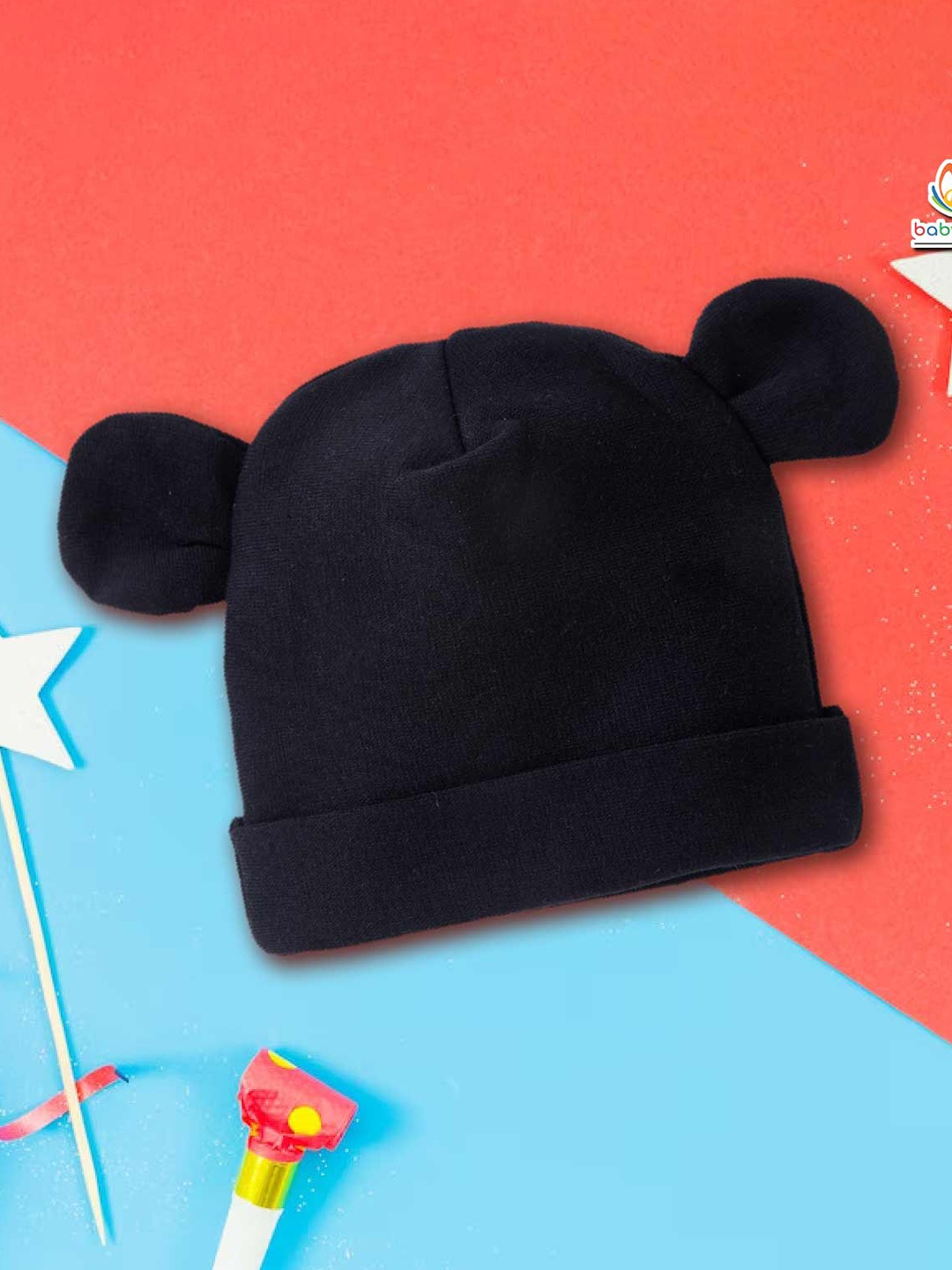 

Babywish Infant Kids Cat Knot Cotton Beanie, Black