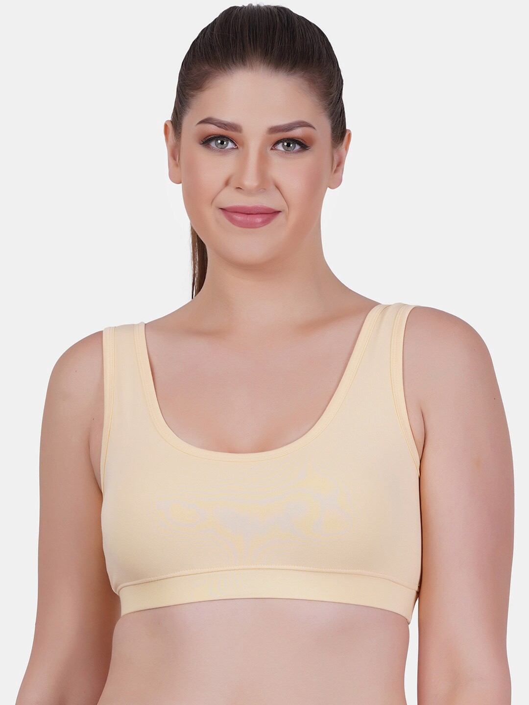 

Reveira Full Coverage Training Workout Bra, Beige