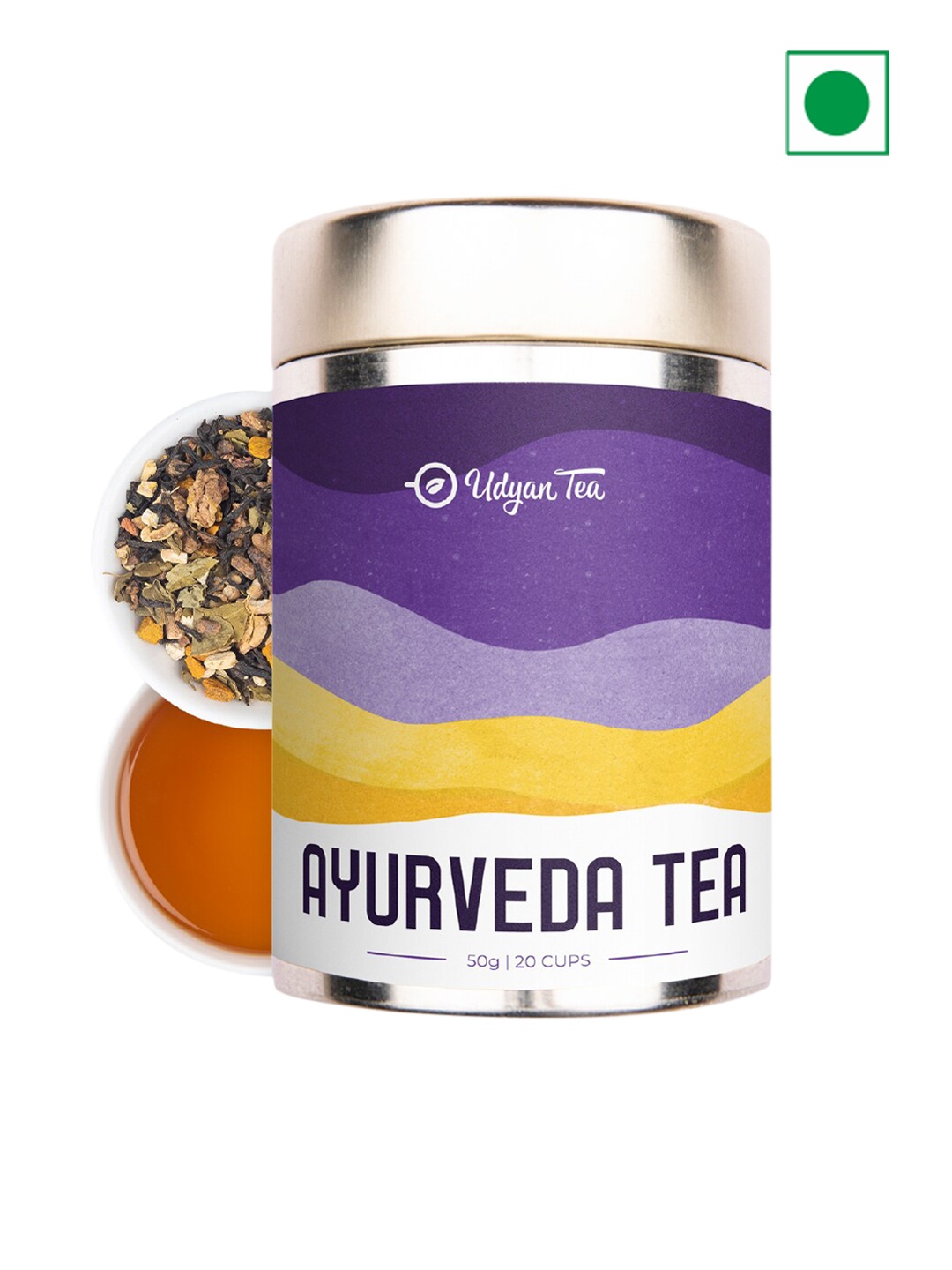 

Udyan Tea Ayurveda Black Tea- 50g, Green