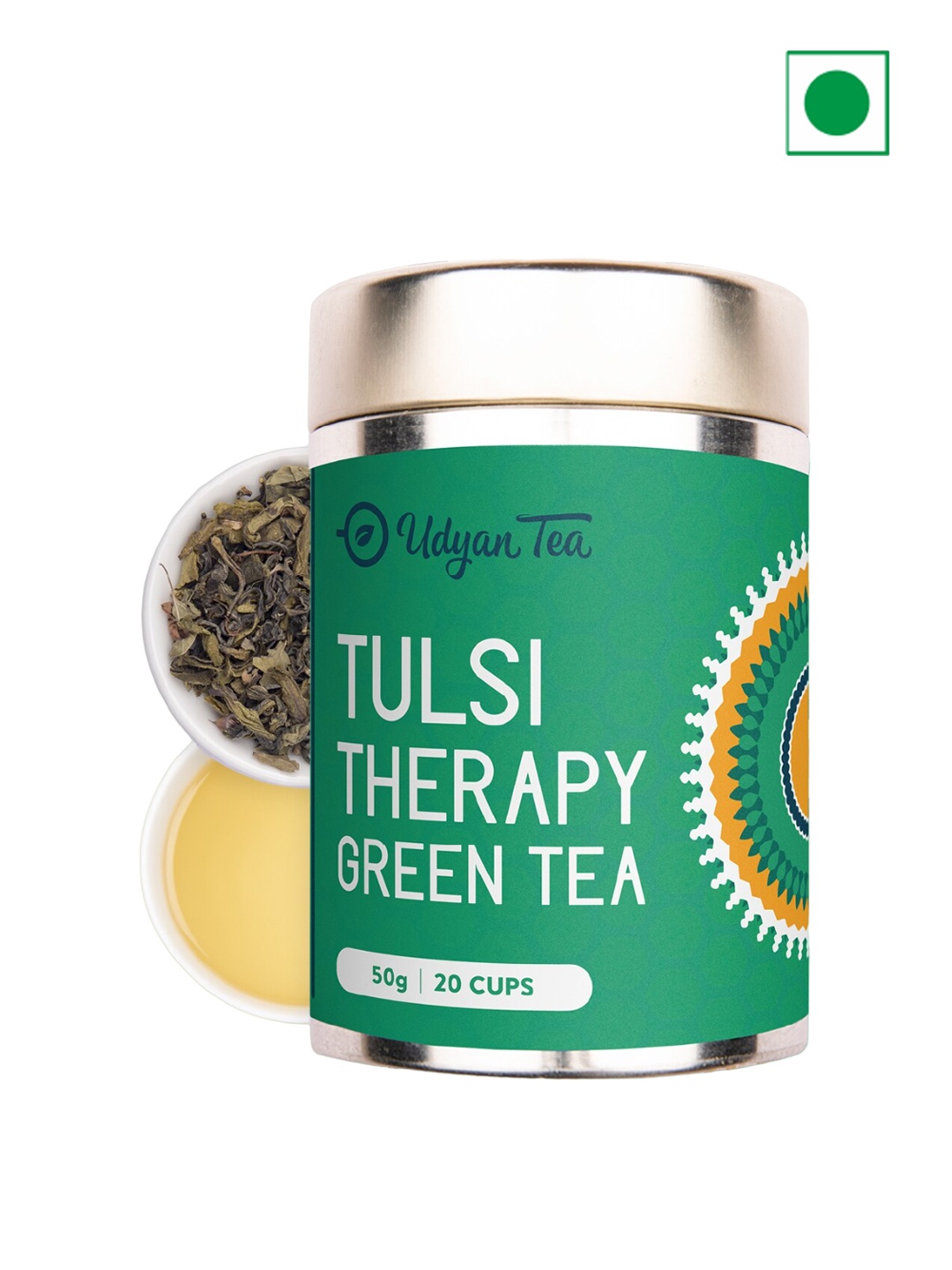 

Udyan Tea Tulsi Therapy Green Tea- 50g