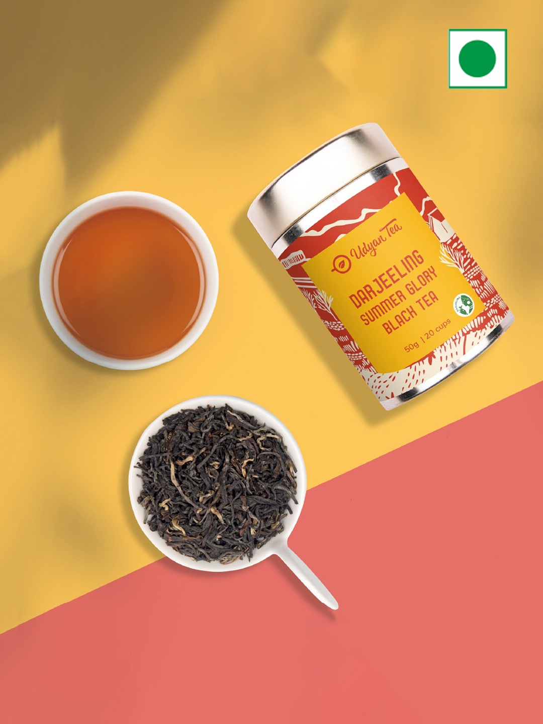 

Udyan Tea Darjeeling Summer Black Tea 50gm, Green