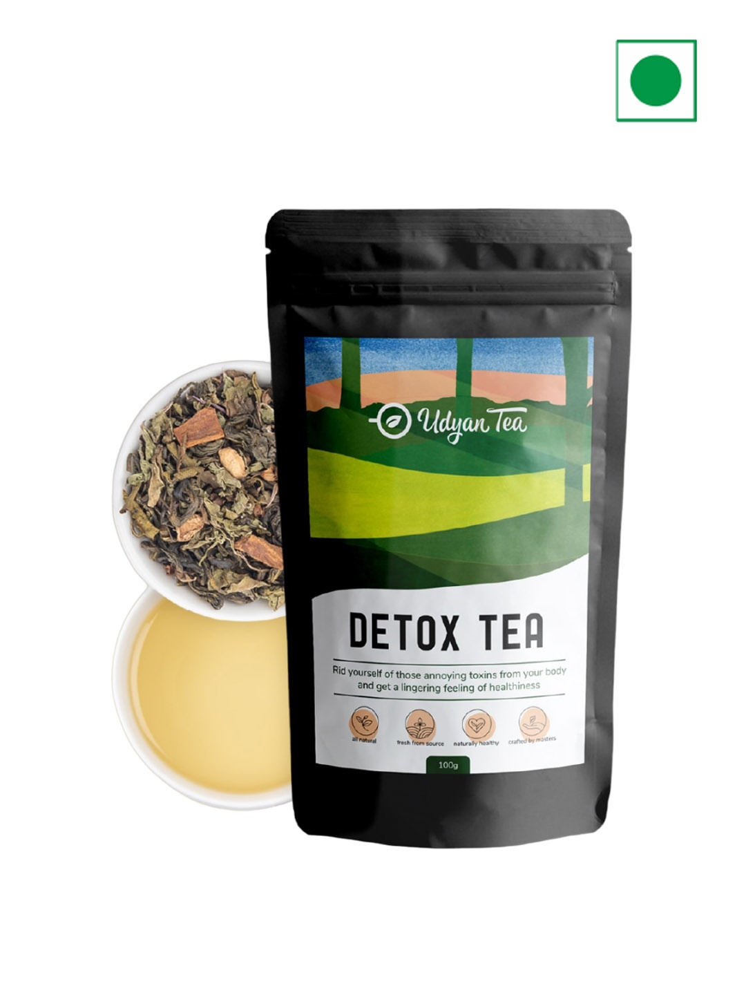 

Udyan Tea Detox Tea-100gms, Green