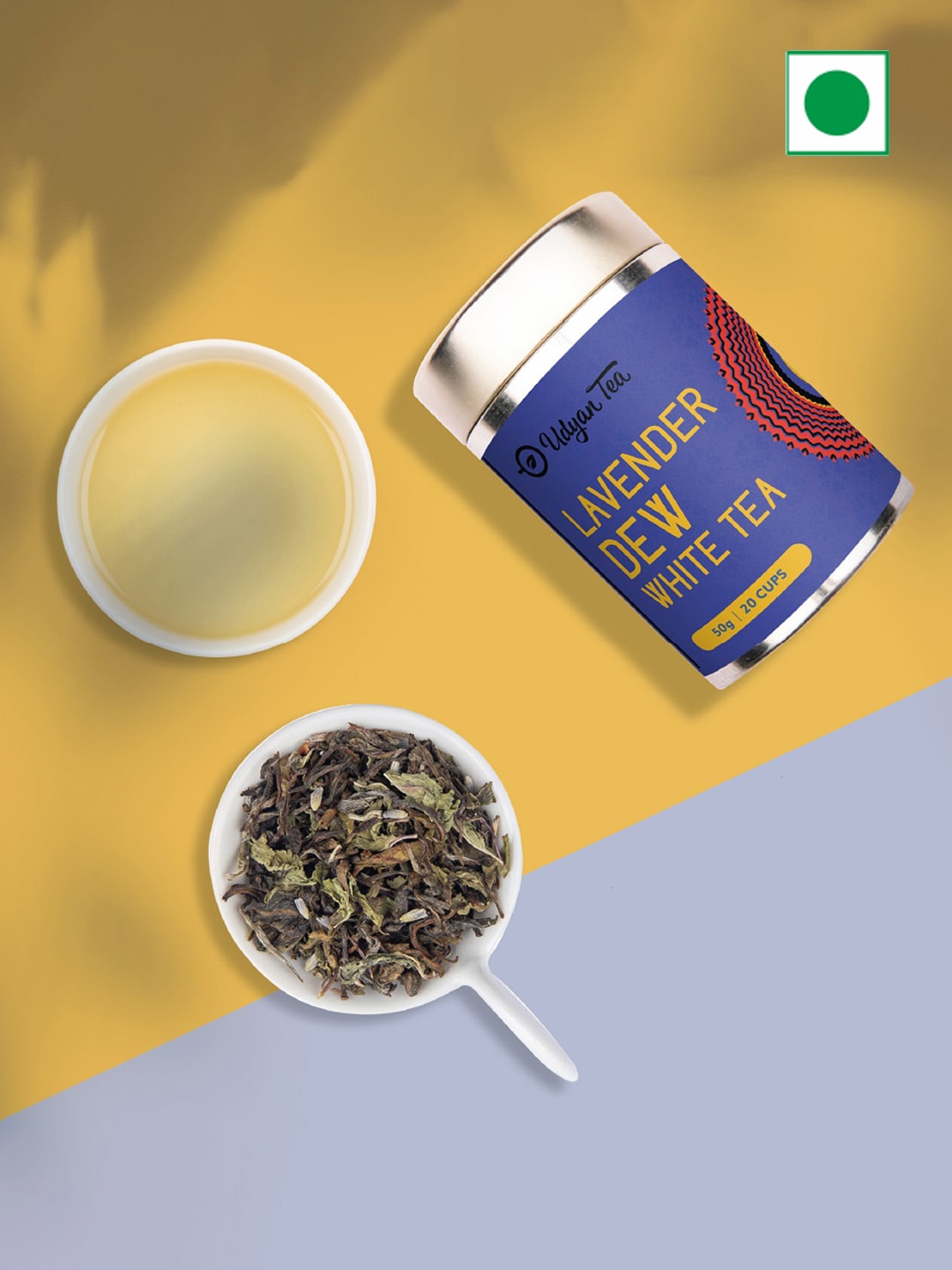 

Udyan Tea Lavender Dew White Tea- 50gms, Blue