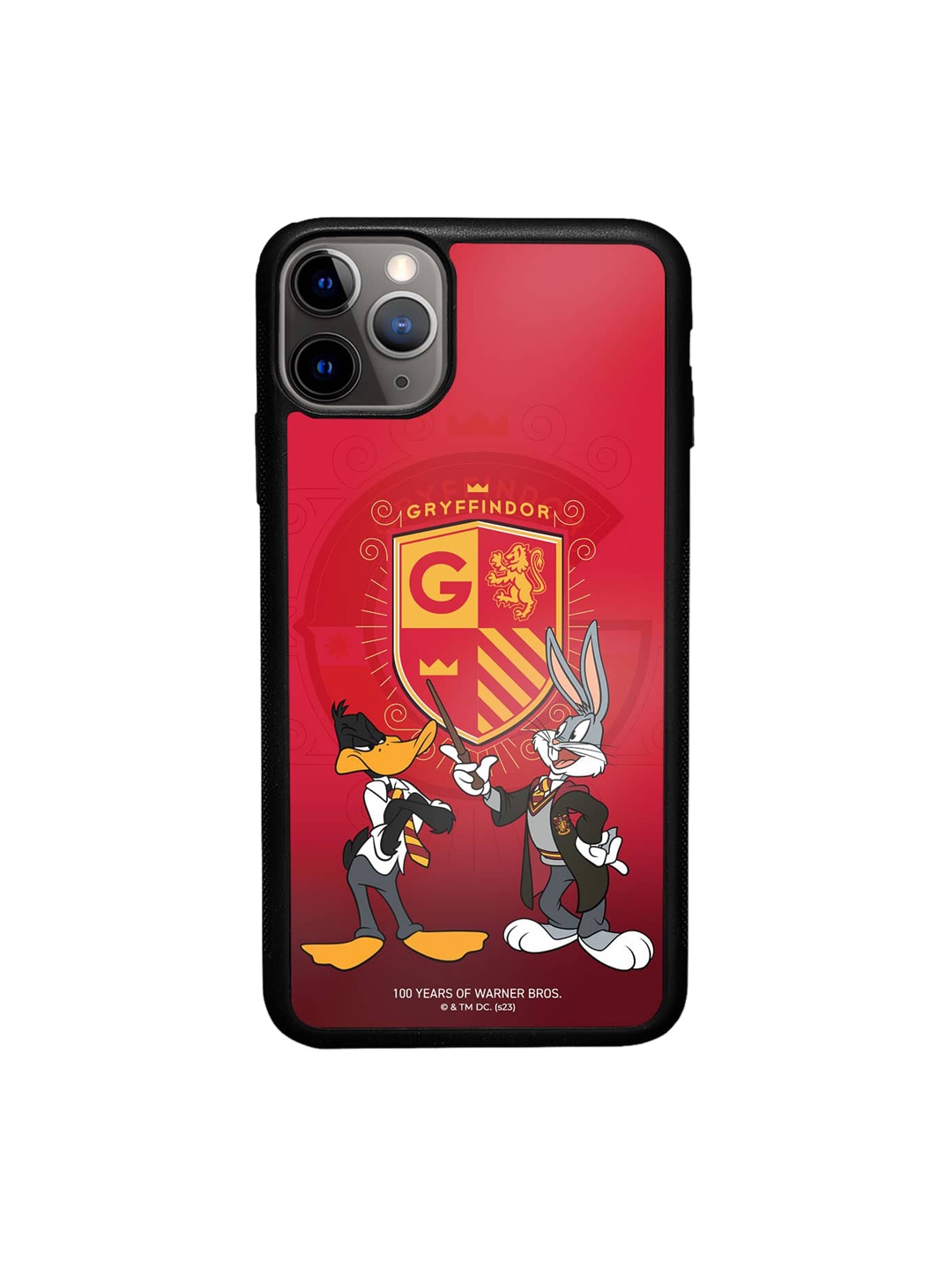 

macmerise Looney Gryffindor Printed iPhone 11 Pro Max Phone Bumper Case, Red