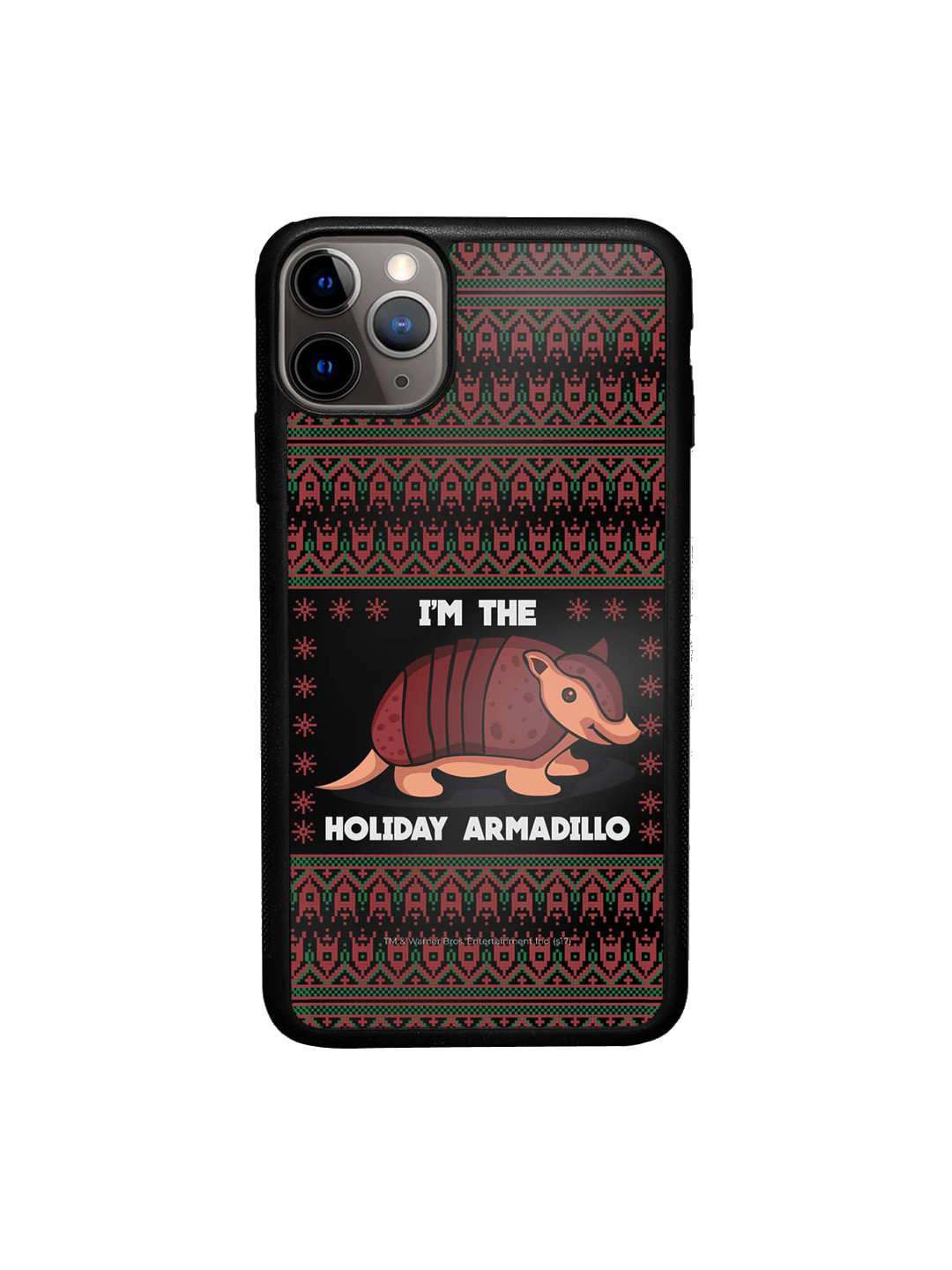 

macmerise Conversational Printed iPhone 11 Pro Max Bumper Case Cover, Brown