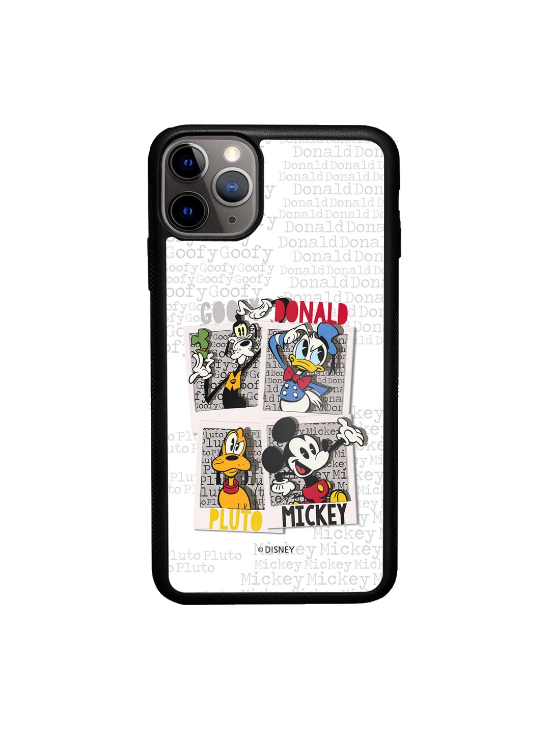 

macmerise Disney Printed iPhone 11 Pro Max Bumper Case, White